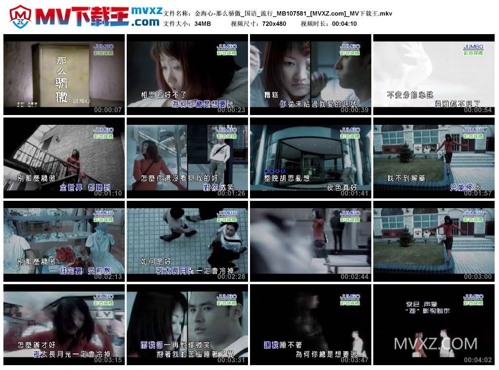 金海心-那么骄傲_国语_流行_MB107581